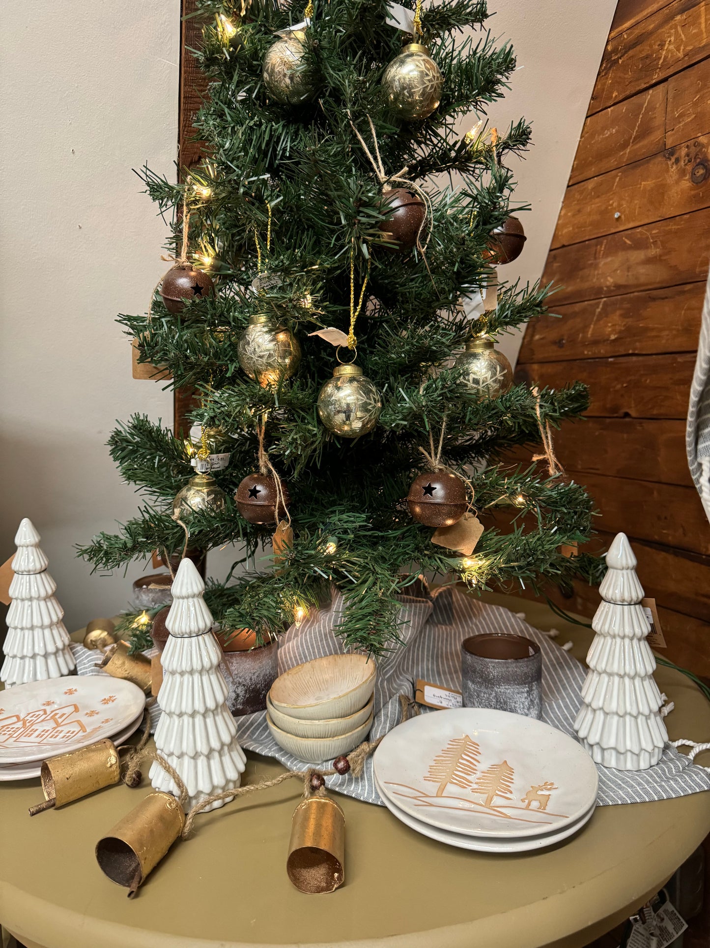 Rustic Bell Ornament