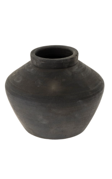 Charcoal Terracotta Pot