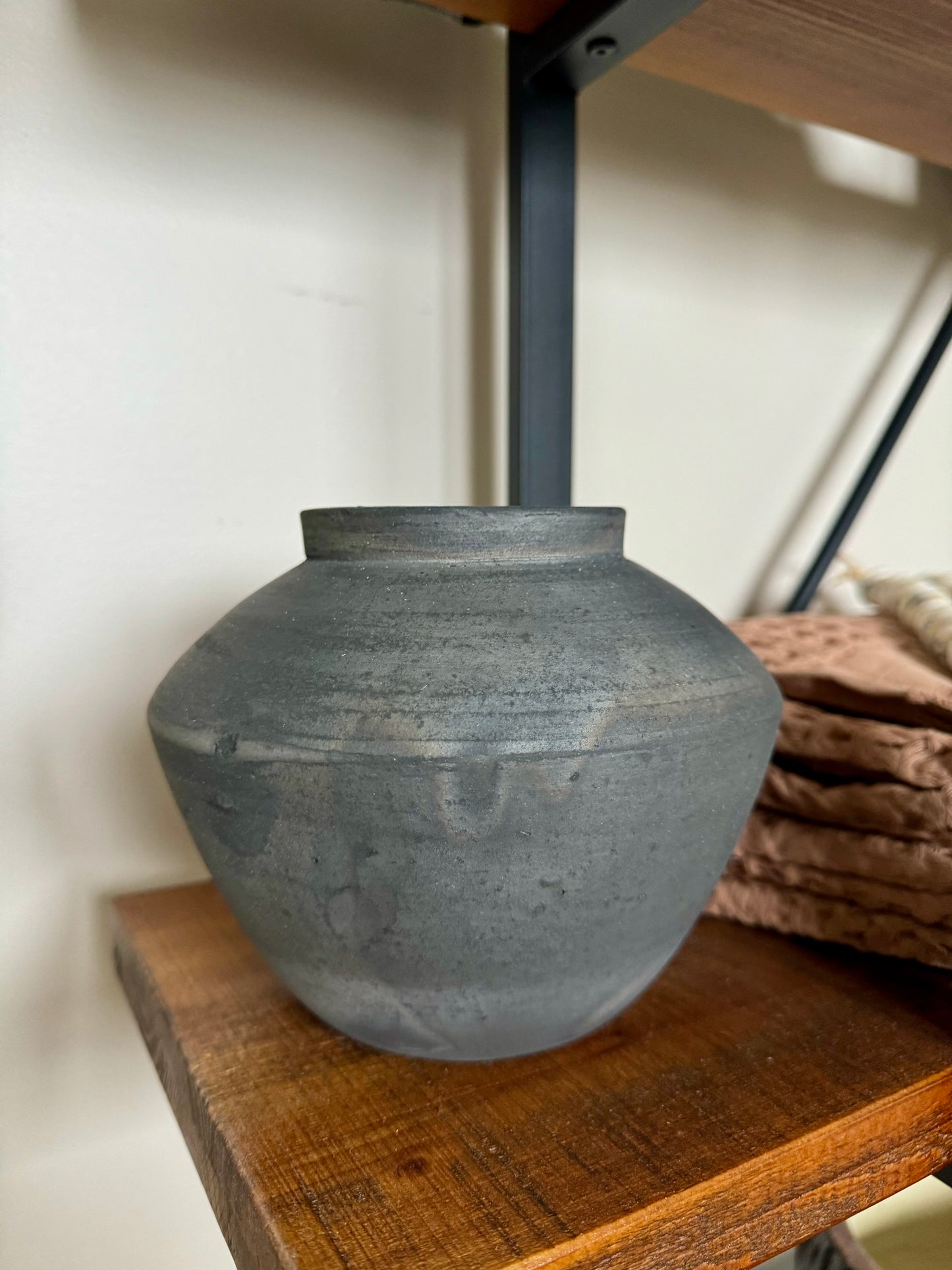 Charcoal Terracotta Pot