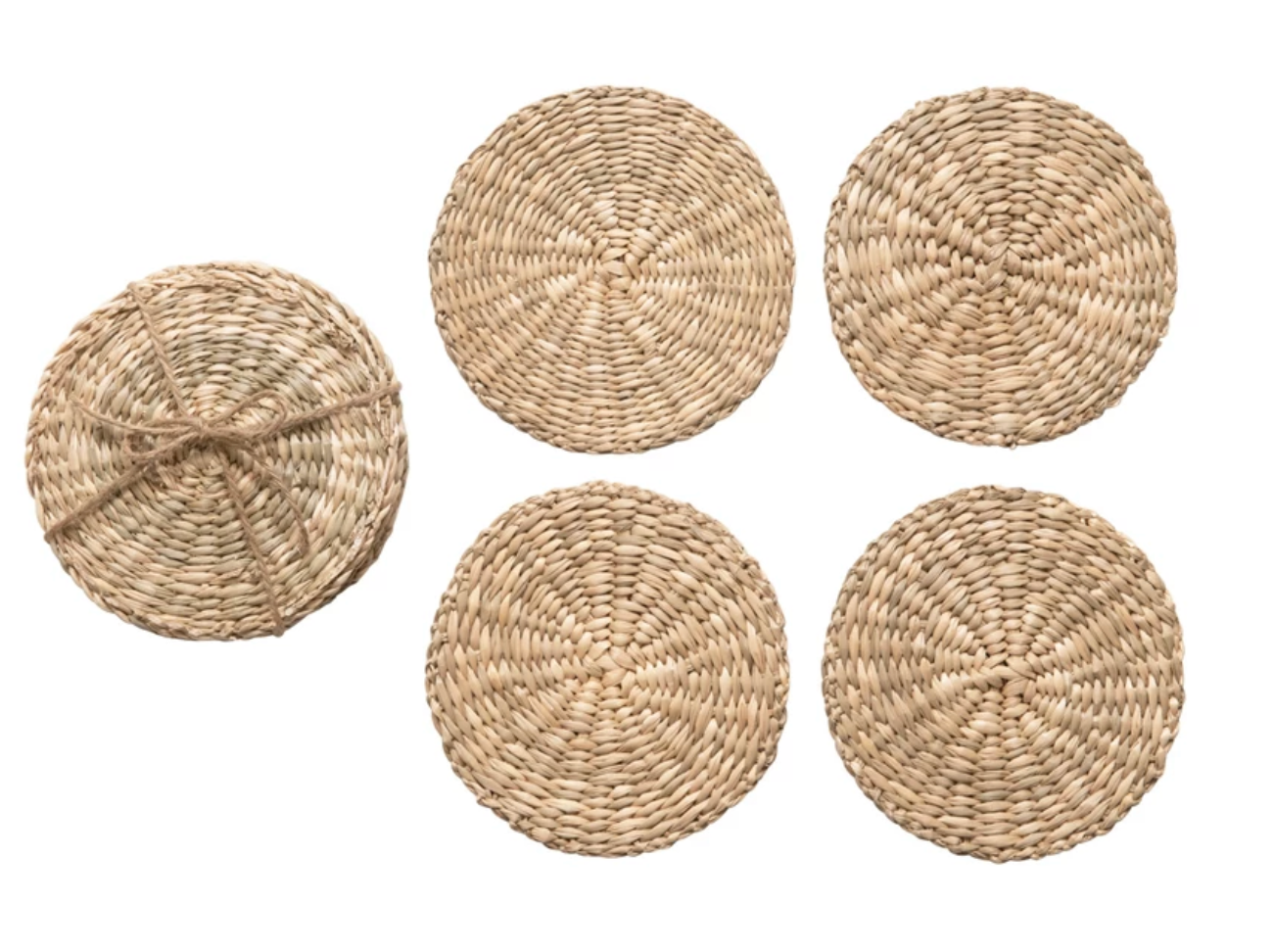 Seagrass Coaster Set