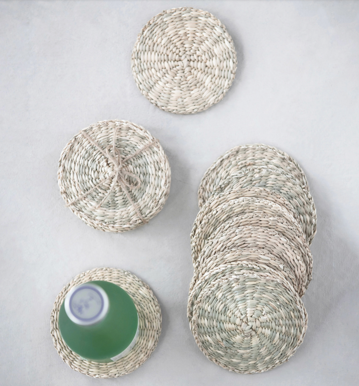 Seagrass Coaster Set