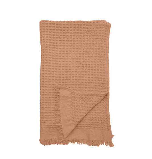 Cotton Waffle Weave Blanket