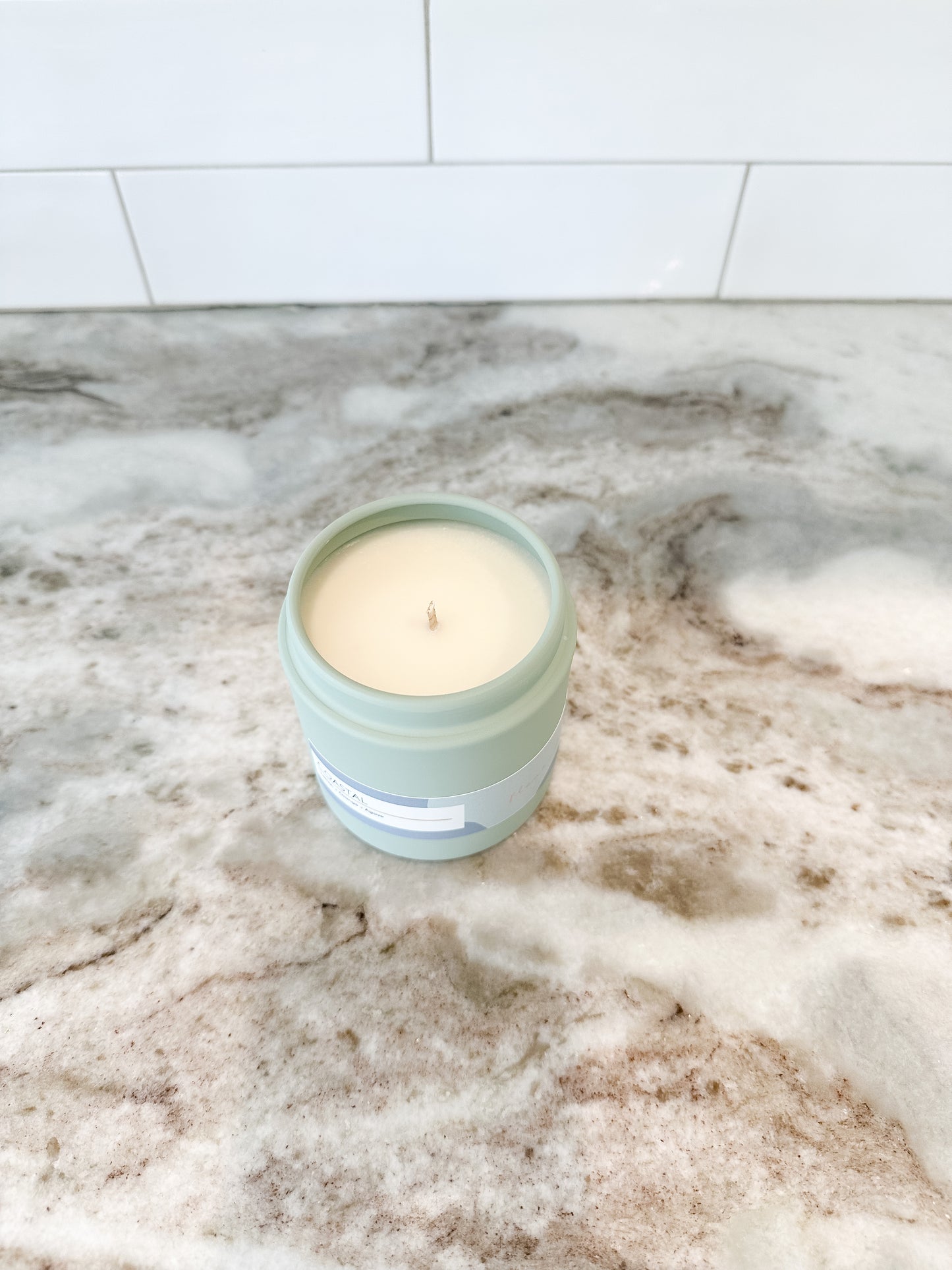 The Fleurish Co. Coastal Candle