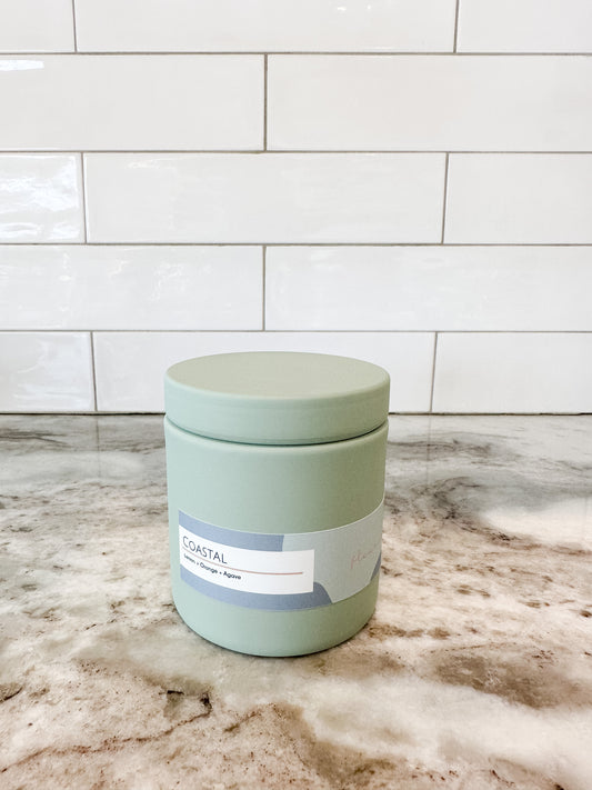 The Fleurish Co. Coastal Candle