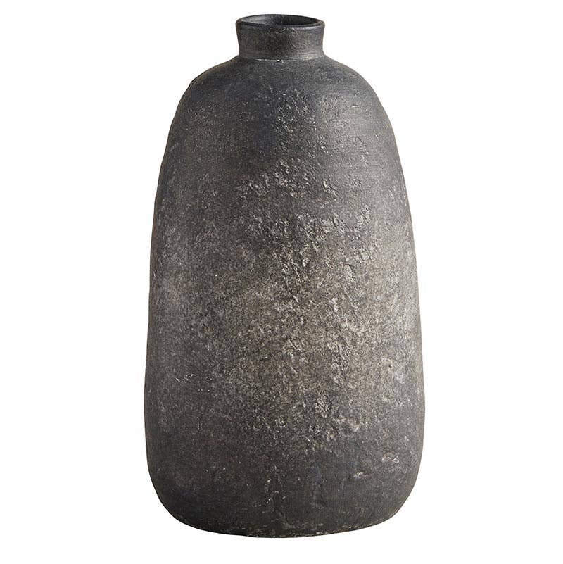 Tall Charcoal Vase- small defect